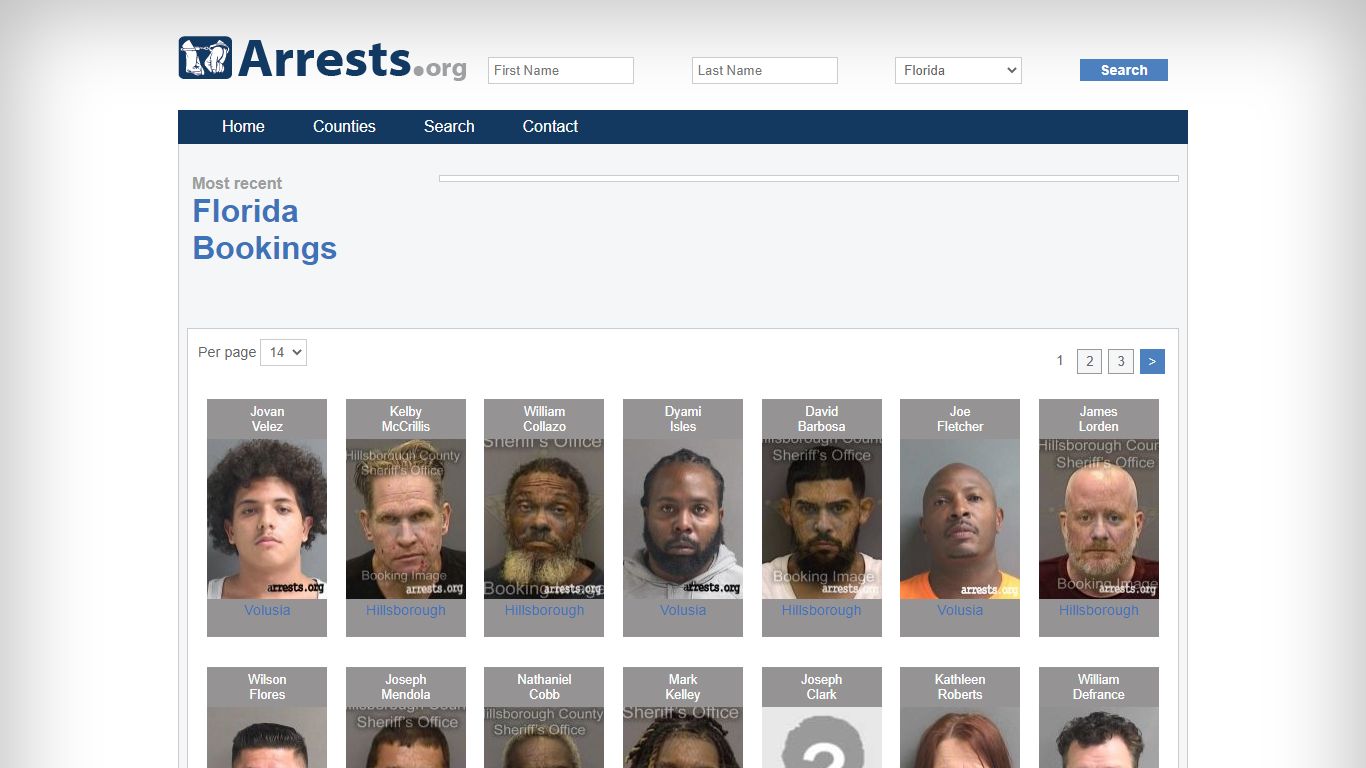 Florida Arrests and Inmate Search